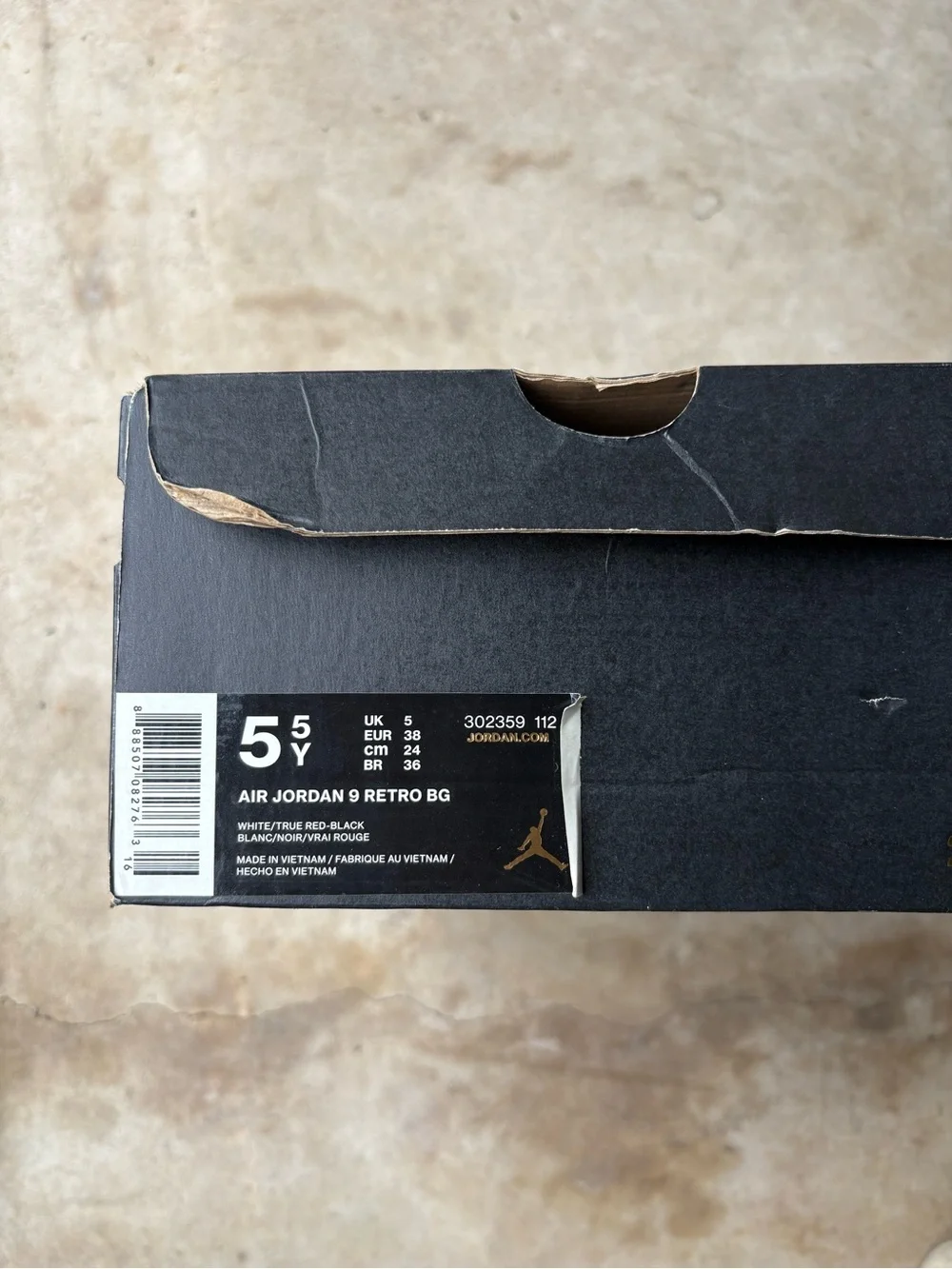 Air Jordan 9 Retro Space Jam White Black Red 302359-112
